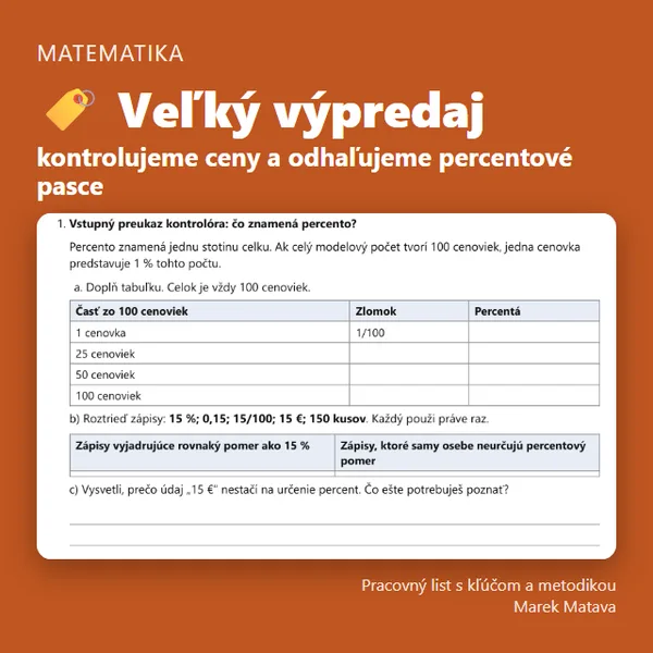 🏷️ Veľký výpredaj – kontrolujeme ceny a odhaľujeme percentové pasce