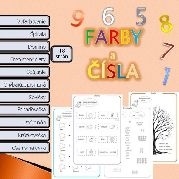Čísla a Farby
