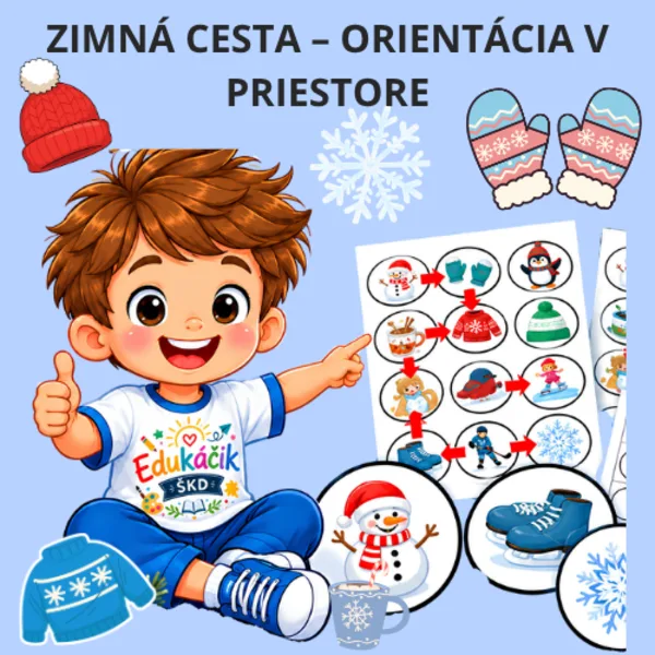 ❄️ ZIMNÁ CESTA – ORIENTÁCIA V PRIESTORE ❄️