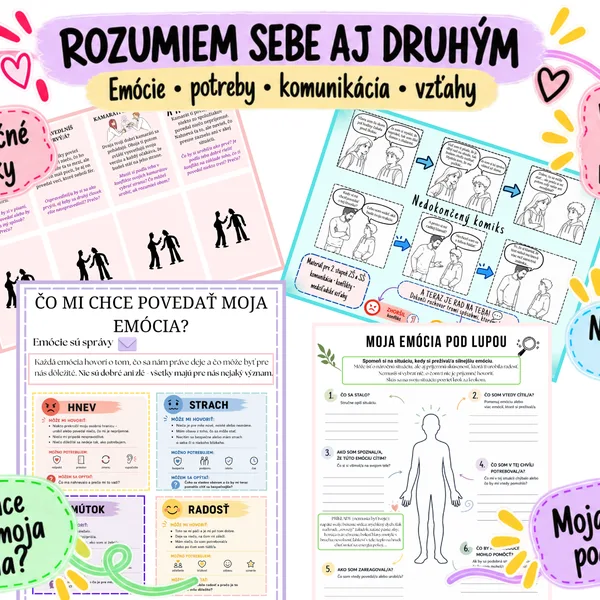 Rozumiem sebe aj druhým – balíček aktivít Emócie • potreby • komunikácia • vzťahy