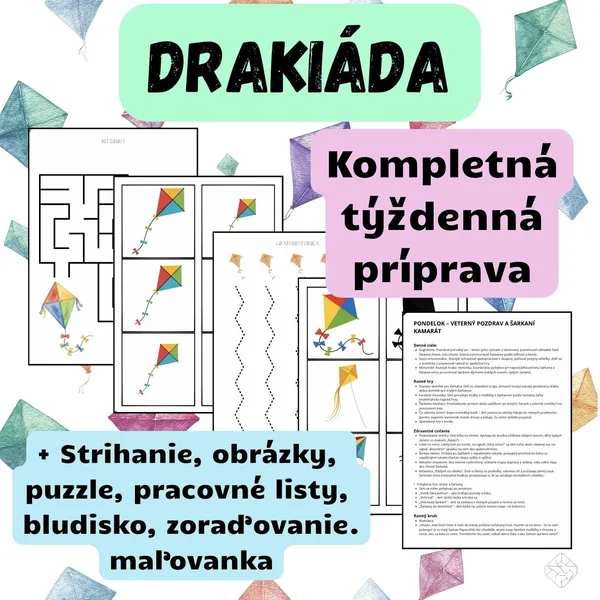 DRAKIÁDA - týždenný plán