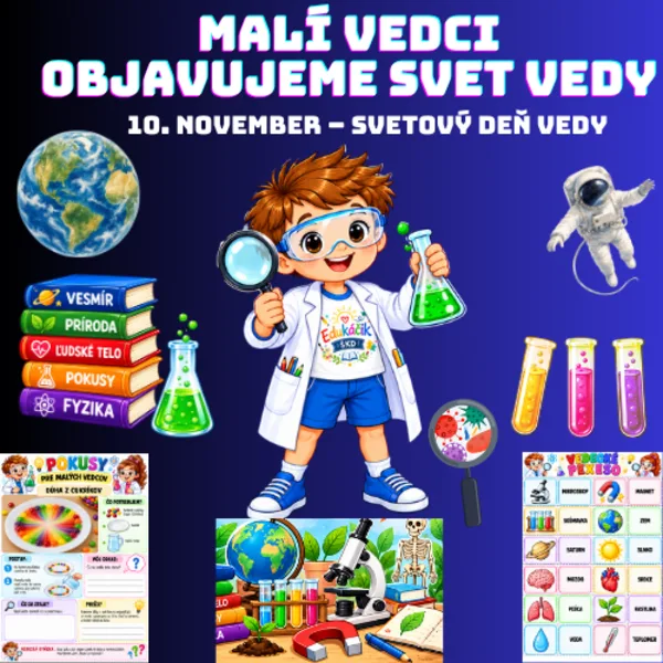 🔬 MALÍ VEDCI – OBJAVUJEME SVET VEDY 🧪
