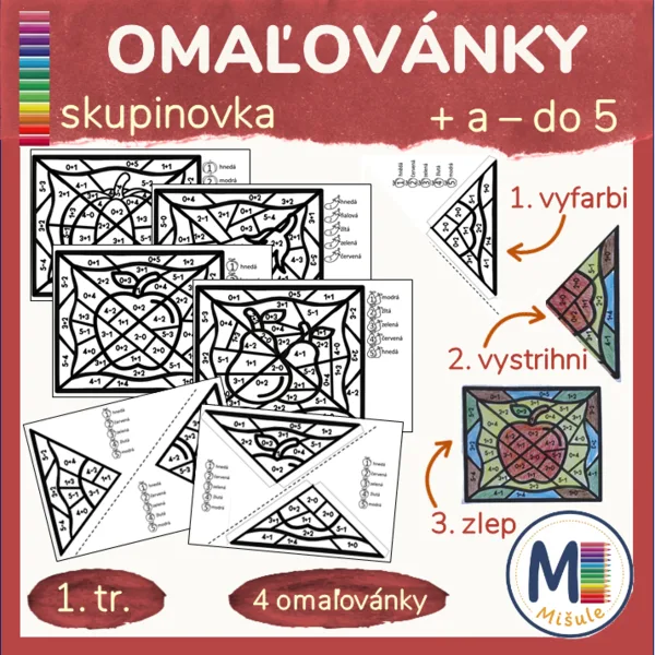 OMAĽOVÁNKY DO 5 - skupinová práca