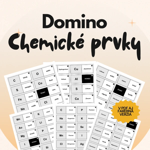 Chemické prvky domino