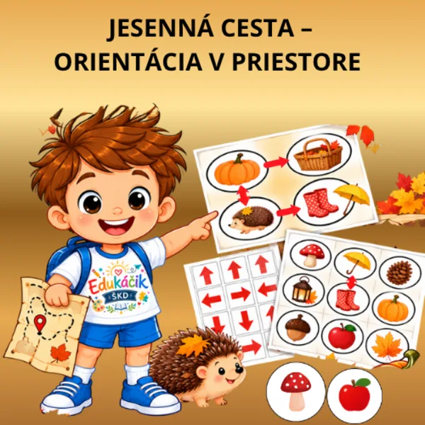 🍂 JESENNÁ CESTA – ORIENTÁCIA V PRIESTORE 🍁