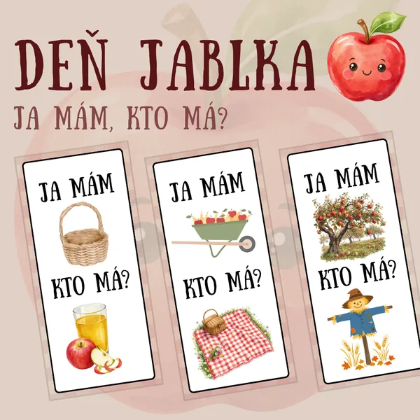 🍎 JA MÁM, KTO MÁ? – Deň jablka🍎