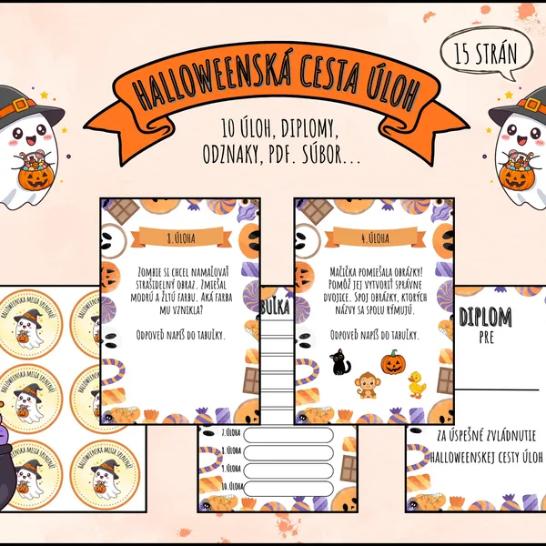 Halloweenská cesta úloh 🎃