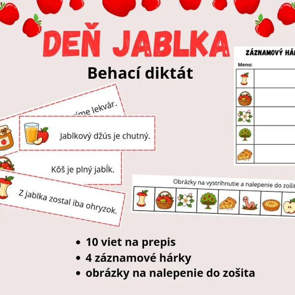 Deň jablka - behací diktát