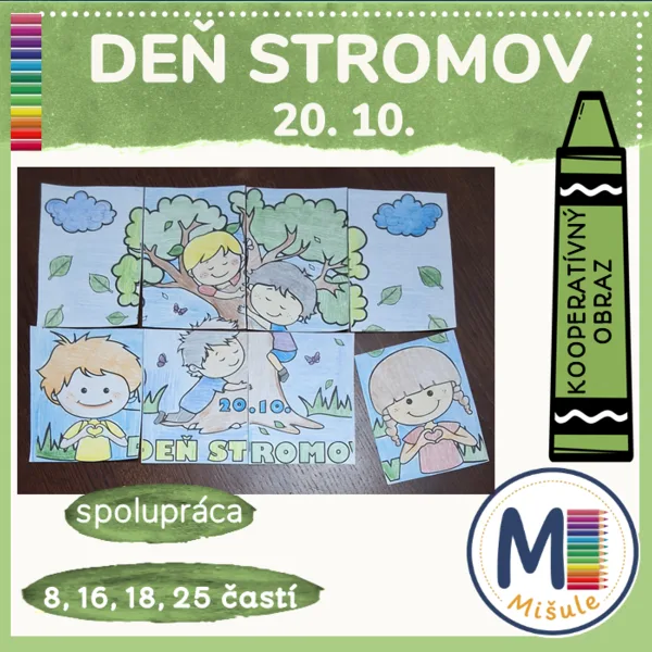 DEŇ STROMOV - kooperatívný obraz