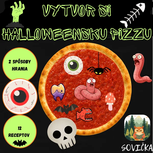 VYTVOR SI HALLOWEENSKU PIZZU 👻🍕 | 12 RECEPTOV + TVORIVÉ SKLADANIE