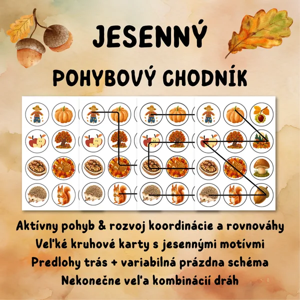 JESENNÝ POHYBOVÝ CHODNÍK