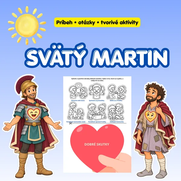 Svätý Martin – príbeh a pracovné listy