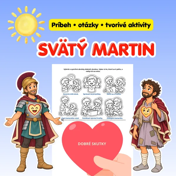 Svätý Martin – príbeh a pracovné listy