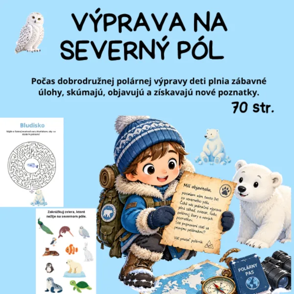 ❄️ VÝPRAVA NA SEVERNÝ PÓL 🐻‍❄️