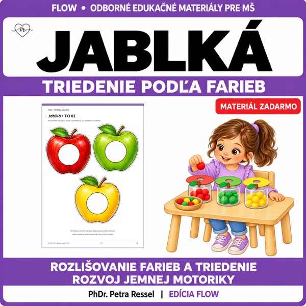 JABLKÁ – Triedenie podľa farieb