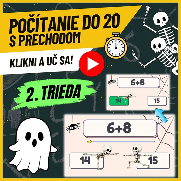 HALLOWEENSKA ROZCVIČKA - počítanie do 20 s prechodom