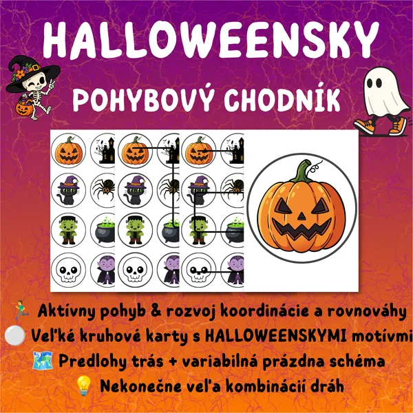 HALLOWEENSKY POHYBOVÝ CHODNÍK