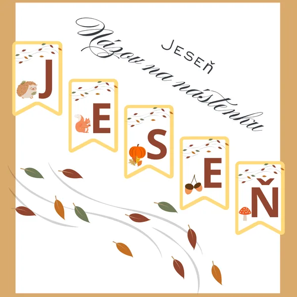 Jeseň - na nástenku