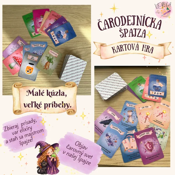 Čarodejnícka Špajza - Kartová Hra - VEROLA