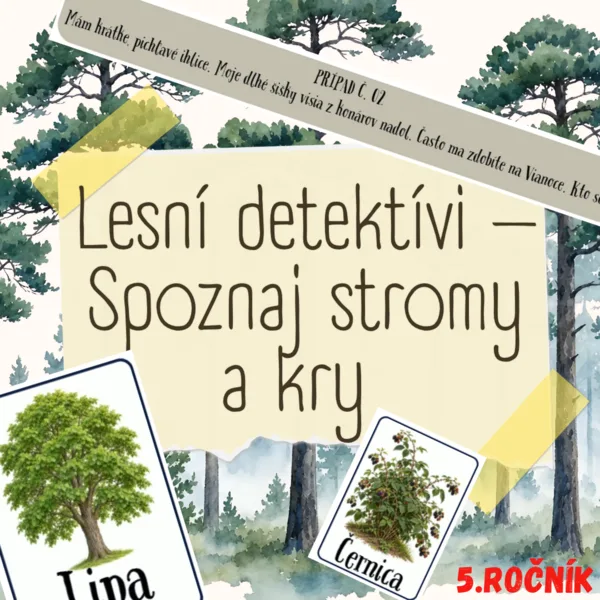 Lesní detektívi – Spoznaj stromy a kry