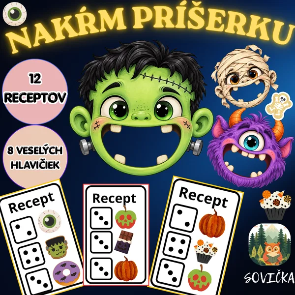NAKŔM PRÍŠERKU! 👻 | 8 HLAVIČIEK + 12 RECEPTOV