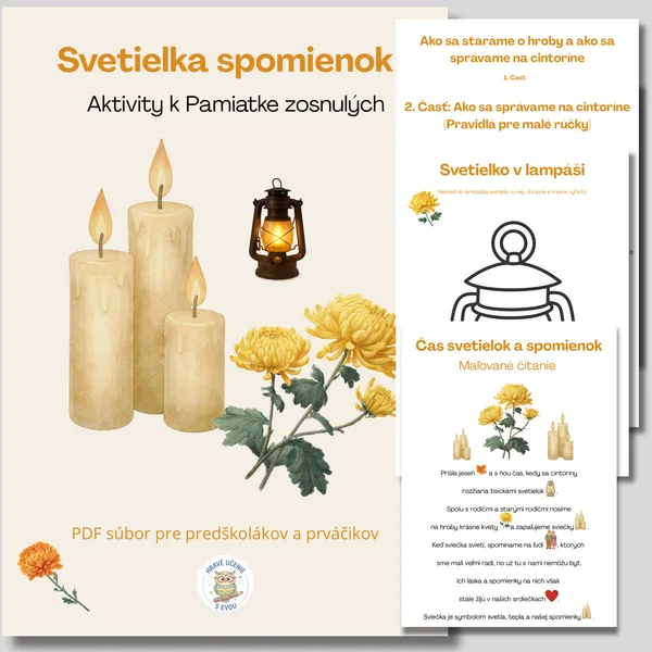 Svetielka spomienok - Dušičky - pamiatka zosnulých