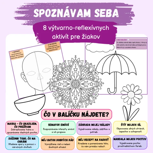 SPOZNÁVAM SEBA: Súbor reflexívno - výtvarných aktivít