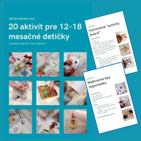20 aktivít pre deti 12-18 mesiacov