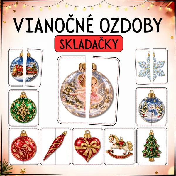 SKLADAČKY – VIANOČNÉ OZDOBY