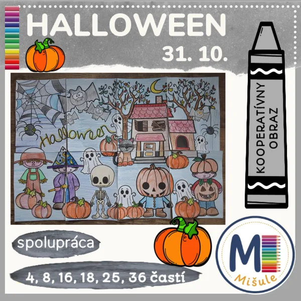 HALLOWEEN - kooperatívny obraz