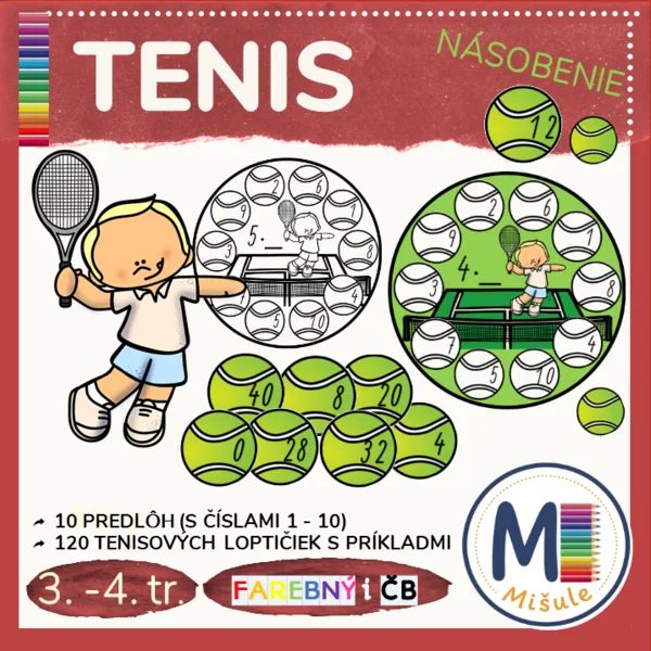 TENIS - NÁSOBENIE