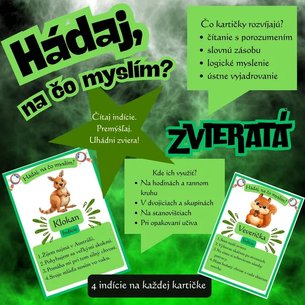 Hádaj, na čo myslím? - Zvieratá