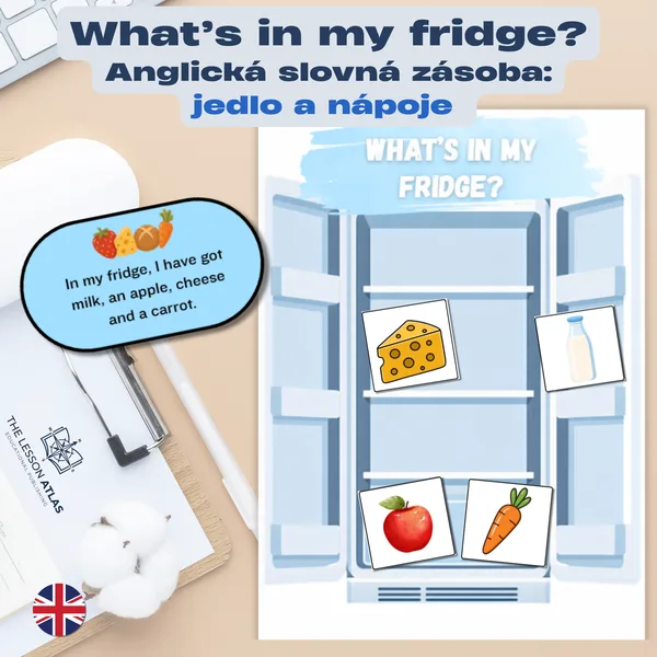 What’s in my fridge? – Anglická slovná zásoba: jedlo a nápoje