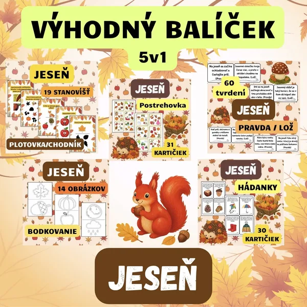 Jeseň - VÝHODNÝ BALÍČEK