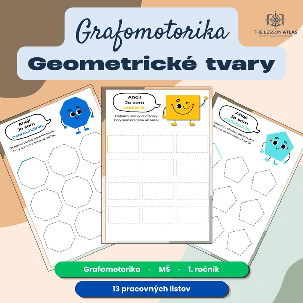 Grafomotorika - geometrické tvary
