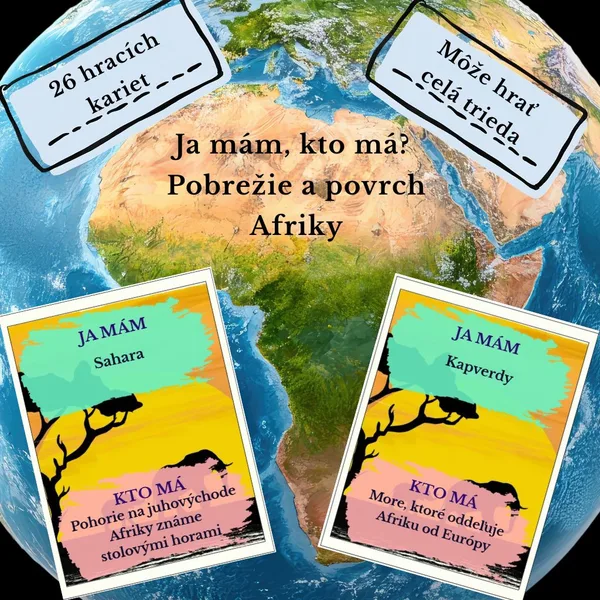 Ja mám, kto má? - Pobrežie a povrch Afriky