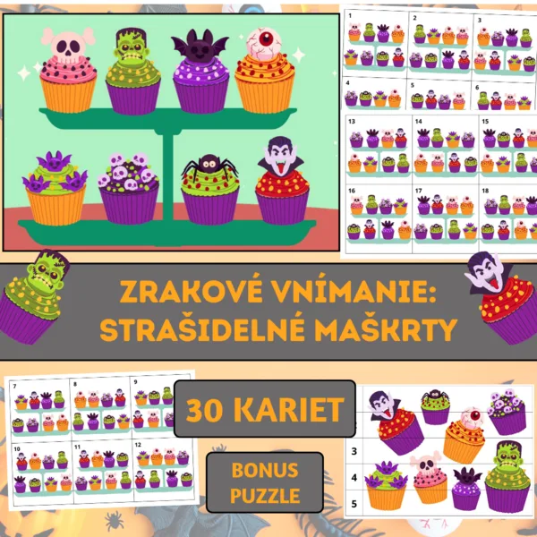 Zrakové vnímanie: Strašidelné maškrty