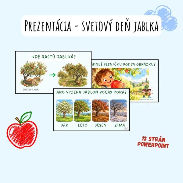 Interaktívna prezentácia - Deň jablka
