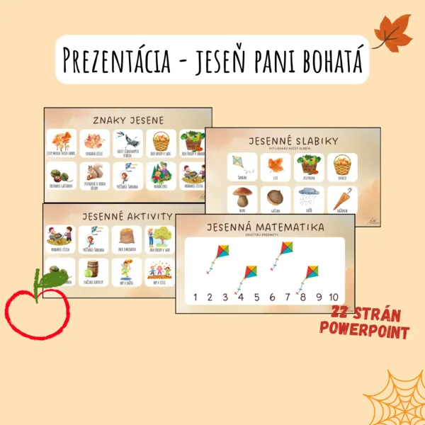 Interaktívna prezentácia - Jeseň