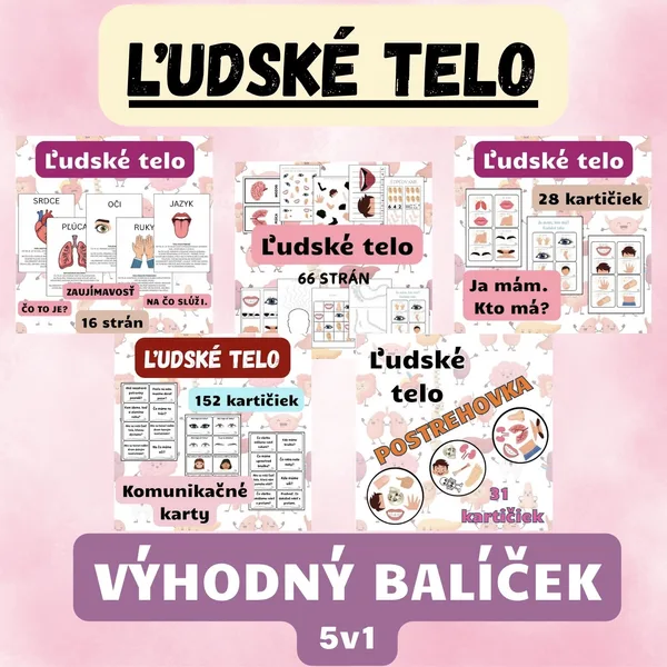 ĽUDSKÉ TELO - VÝHODNÝ BALÍČEK