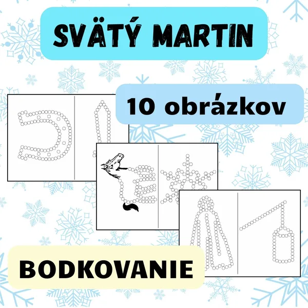 SVÄTÝ MARTIN - bodkovanie