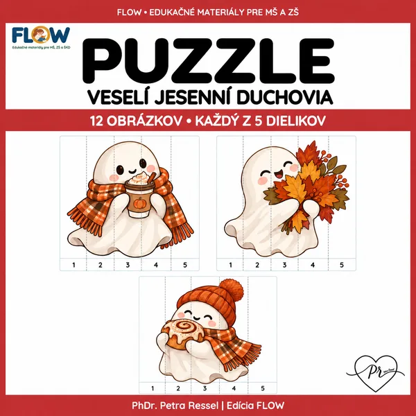 Halloween - VESELÍ JESENNÍ DUCHOVIA – PUZZLE
