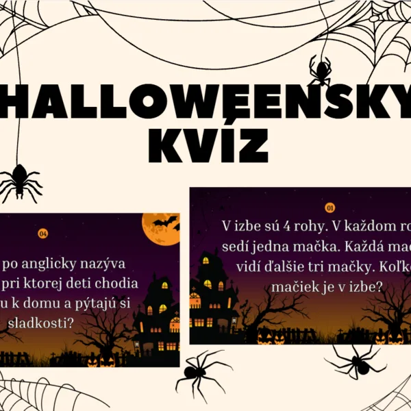Halloweensky kvíz pre 2. stupeň