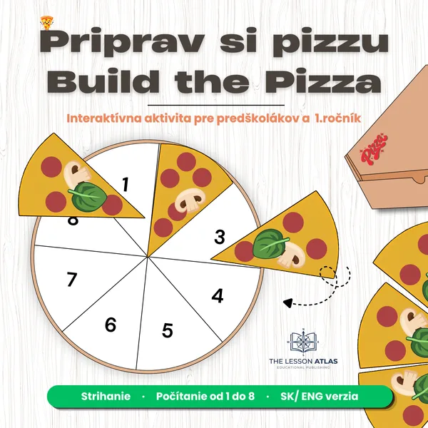 Priprav si pizzu: Strihacia aktivita na počítanie