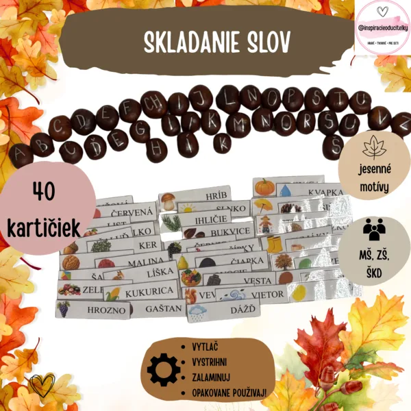 SKLADANIE SLOV - JESEŇ