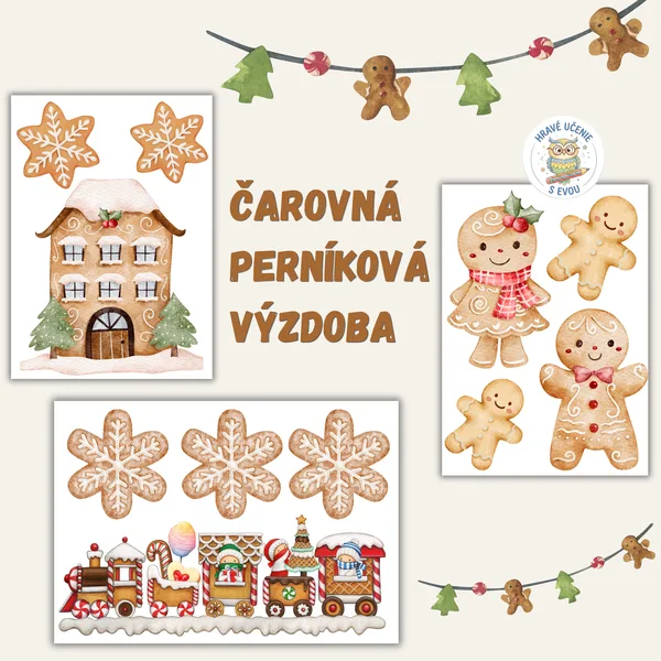 Perníkové čaro – Vianočná a zimná výzdoba triedy / izbičky)
