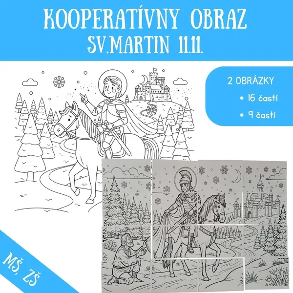 Svätý Martin - kooperatívny obraz