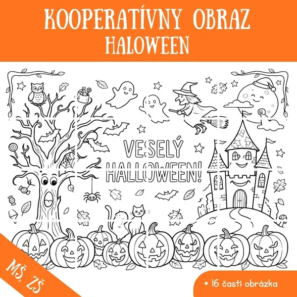Haloween - kooperatívny obraz