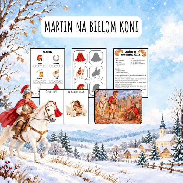 Martin na bielom koni