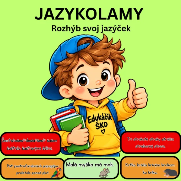 👅 JAZYKOLAMY- Rozhýb svoj jazýček!